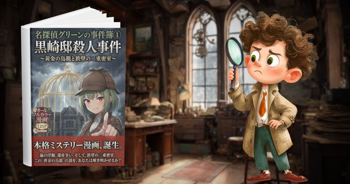 名探偵グリーンの事件簿① ～黄金の鳥籠と鉄壁の二重密室～